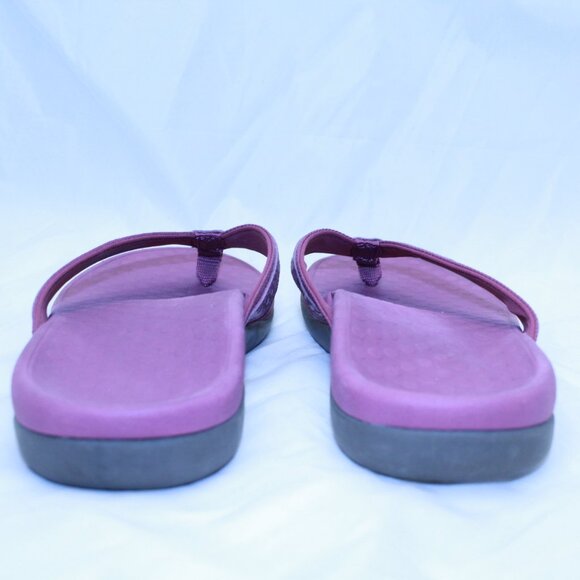 Vionic Size 9 Mauve Purple SALLY Comfort Arch Support Flip Flop Thong Sandals - Picture 4 of 8
